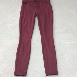 Maroon jeans